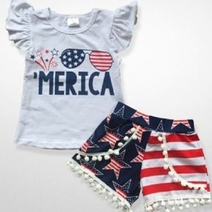 Merica Short Set